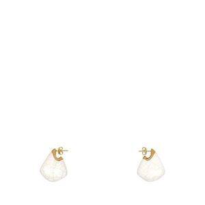 BOTTEGA VENETA Cracked Effect Drop Earrings Women MULTICOLOURED